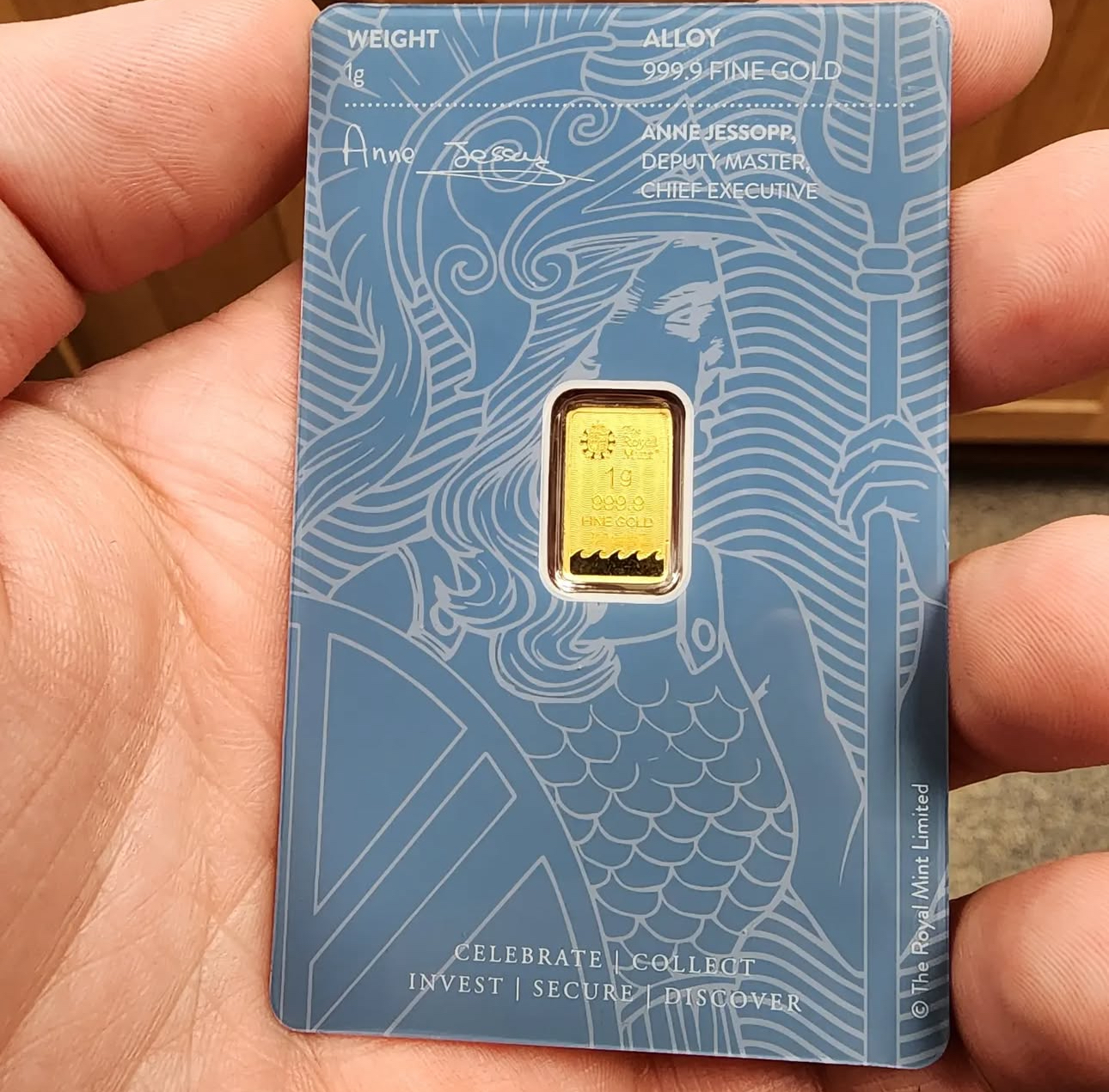 1g Gold Britannia Bar