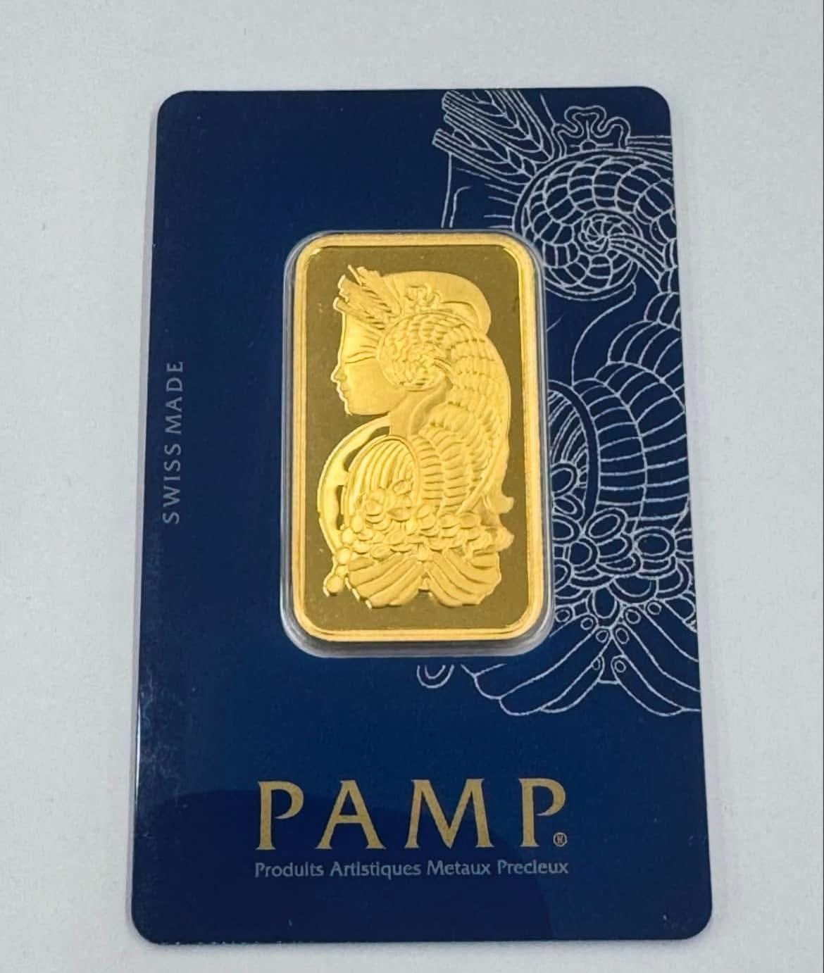 1 ounce pamp Suisse gold bar